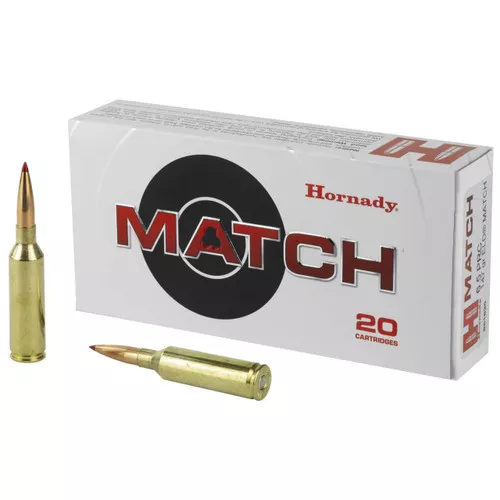 Hornady Match Hyper Velocity Centerfire Ammunition, 6.5 PRC, Extremely Low Drag-Match, 147 Grain – 20 Cartridge Box ( 20 / 1 )