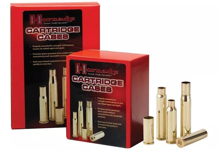 Hornady Unprimed Brass Rifle Cartridge Cases .308 Win 50/ct