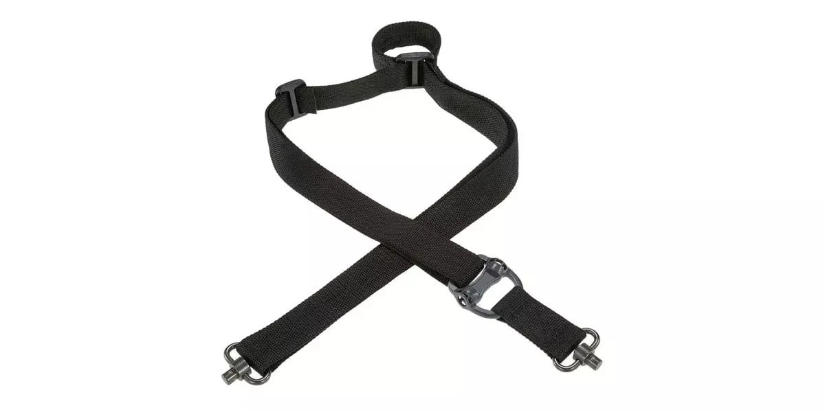 JE Machine Quick Adjust Two-Point Sling with QD Swivels