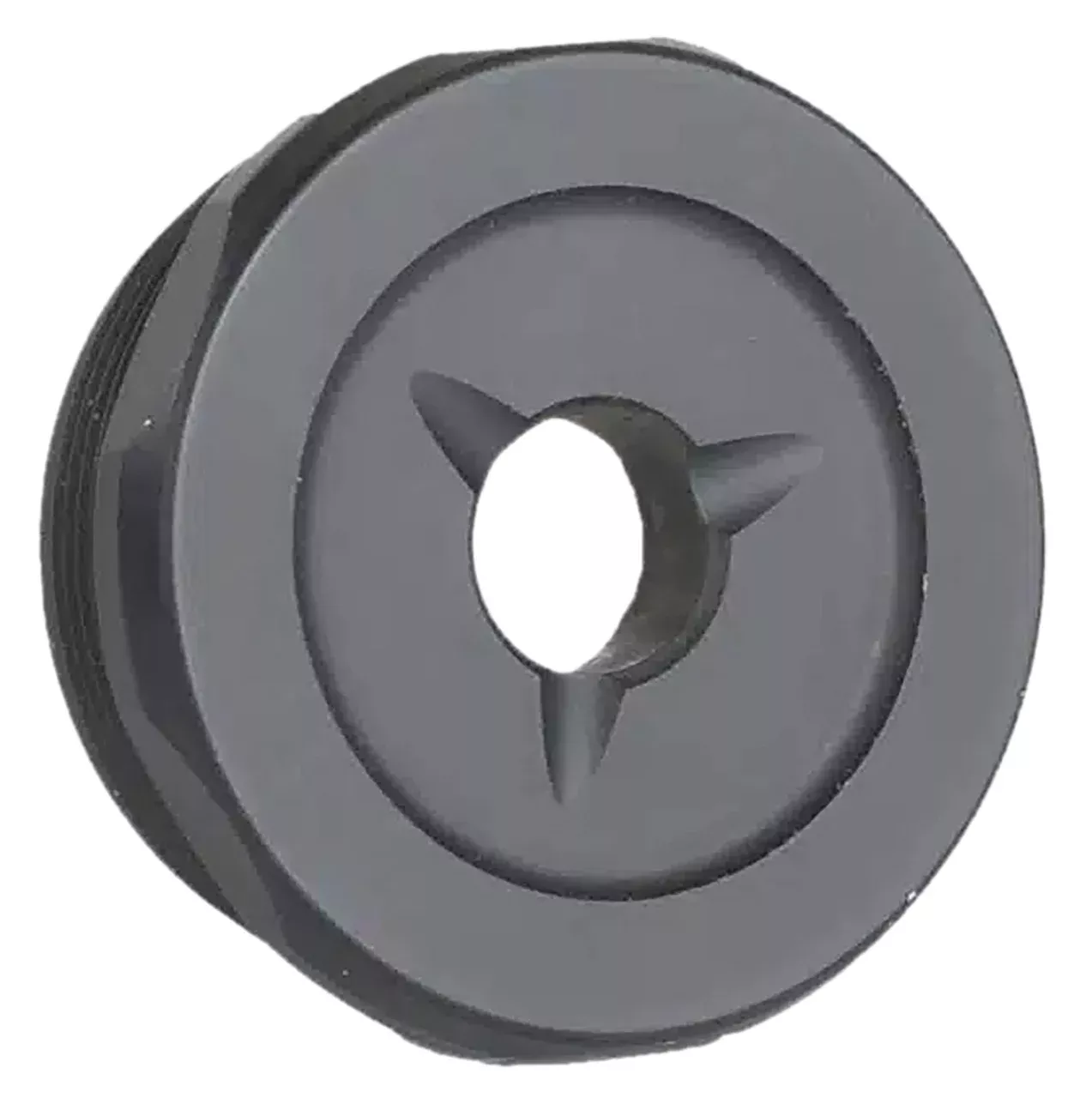 Jk Armament JK155LTEC22 LT Flash Reducer End Cap 22Cal Fits Aluminum Hard Anodized Black
