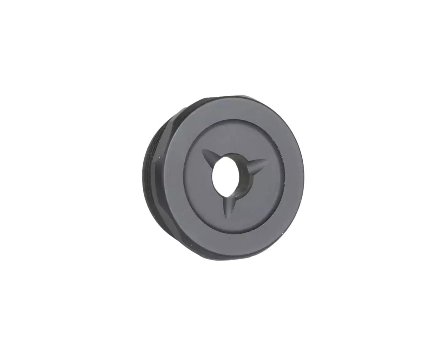 Jk Armament JK155PROEC22 Pro Flash Reducer End Cap 22Cal Fits Titanium Hard Anodized Black