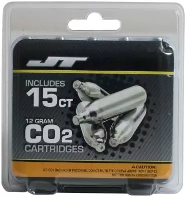 JT 12g CO2 Cartridges - 15 Pack