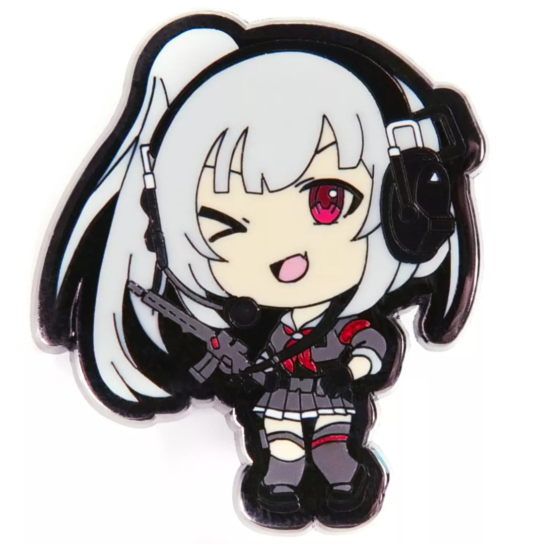 KChan Acrylic Pin Anime Girl Waifu Tactical