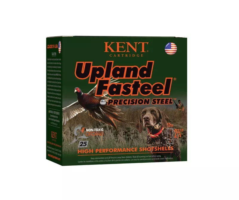 Kent Cartridge K122US325 Upland Fasteel 12Gauge 2.75" 1 1/8oz 5Shot 25 Per Box/10 Case