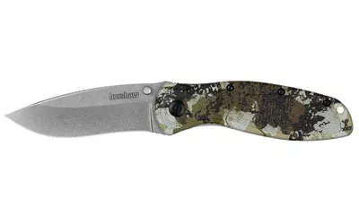KERSHAW BLUR 3.4″ KINGS CAMO STNWASH