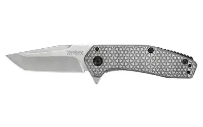 Kershaw Cathode Folding Knife Plain Edge Black