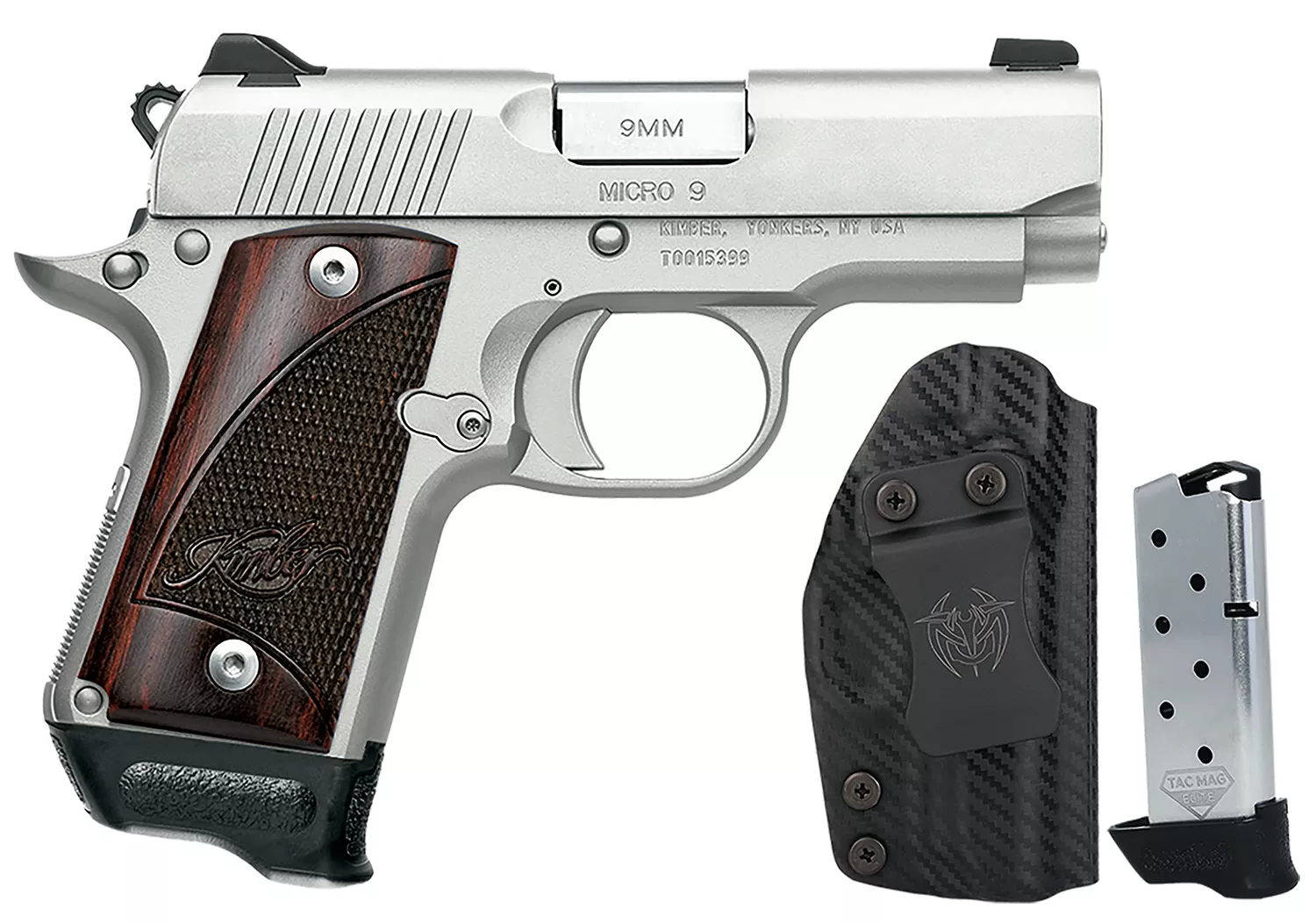 KIMBER 3300255 MICRO 9 SS RSWD9MM 3.15"RTC