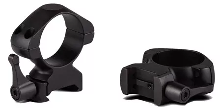Konus 7409 Steel RingsMatte Black 30mm Quick Release High 0 MOA