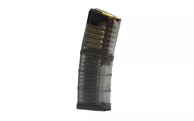 Lancer Systems L5AWM, .223 Remington/5.56 NATO, 15 Rounds, Fits AR Rifles, Steel/Polymer Hybrid, Translucent Finish, Smoke, 20 Round Body Style L5AWML-15-20-SMK