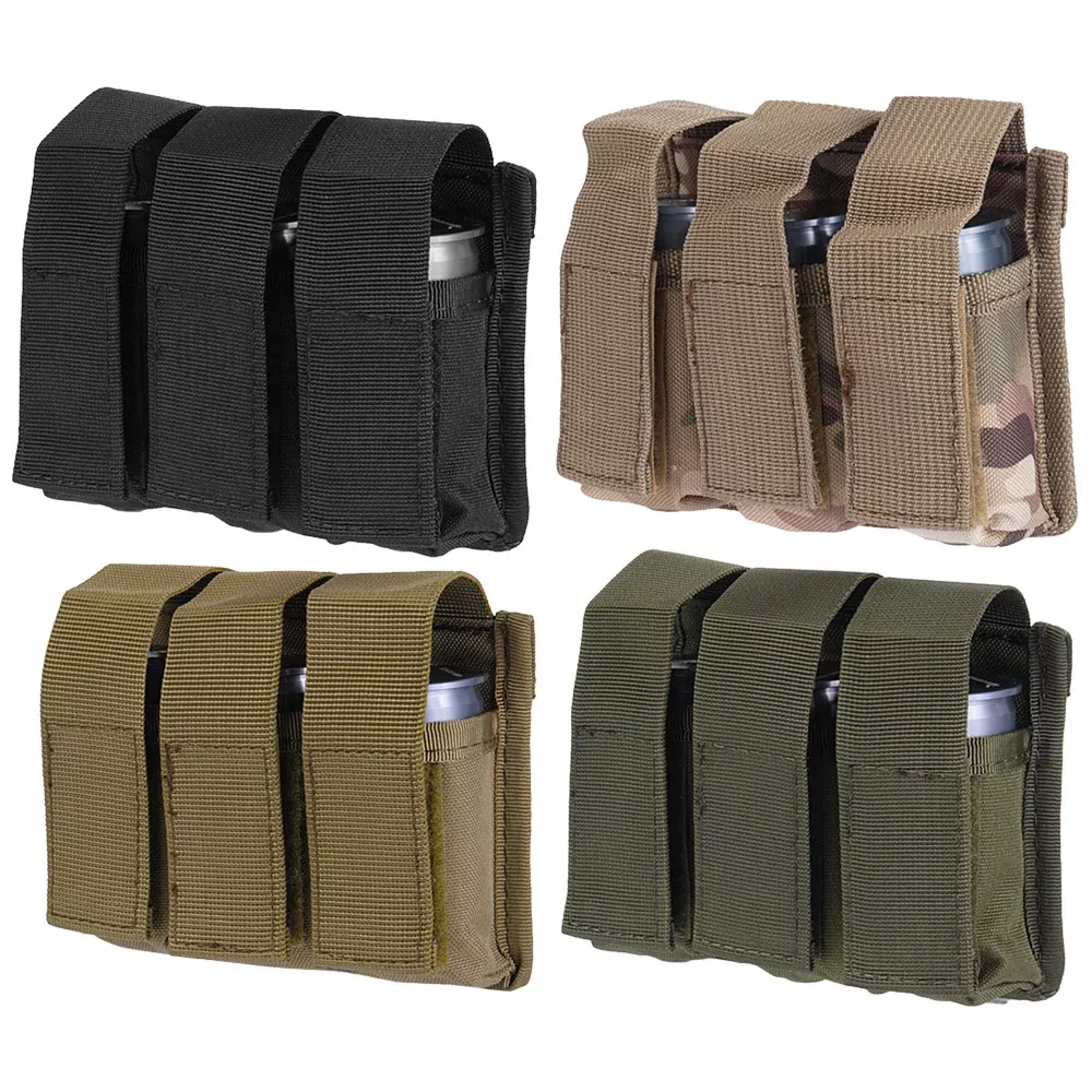 Lancer Tactical Triple M203 40mm Airsoft Grenade Shell MOLLE Pouch
