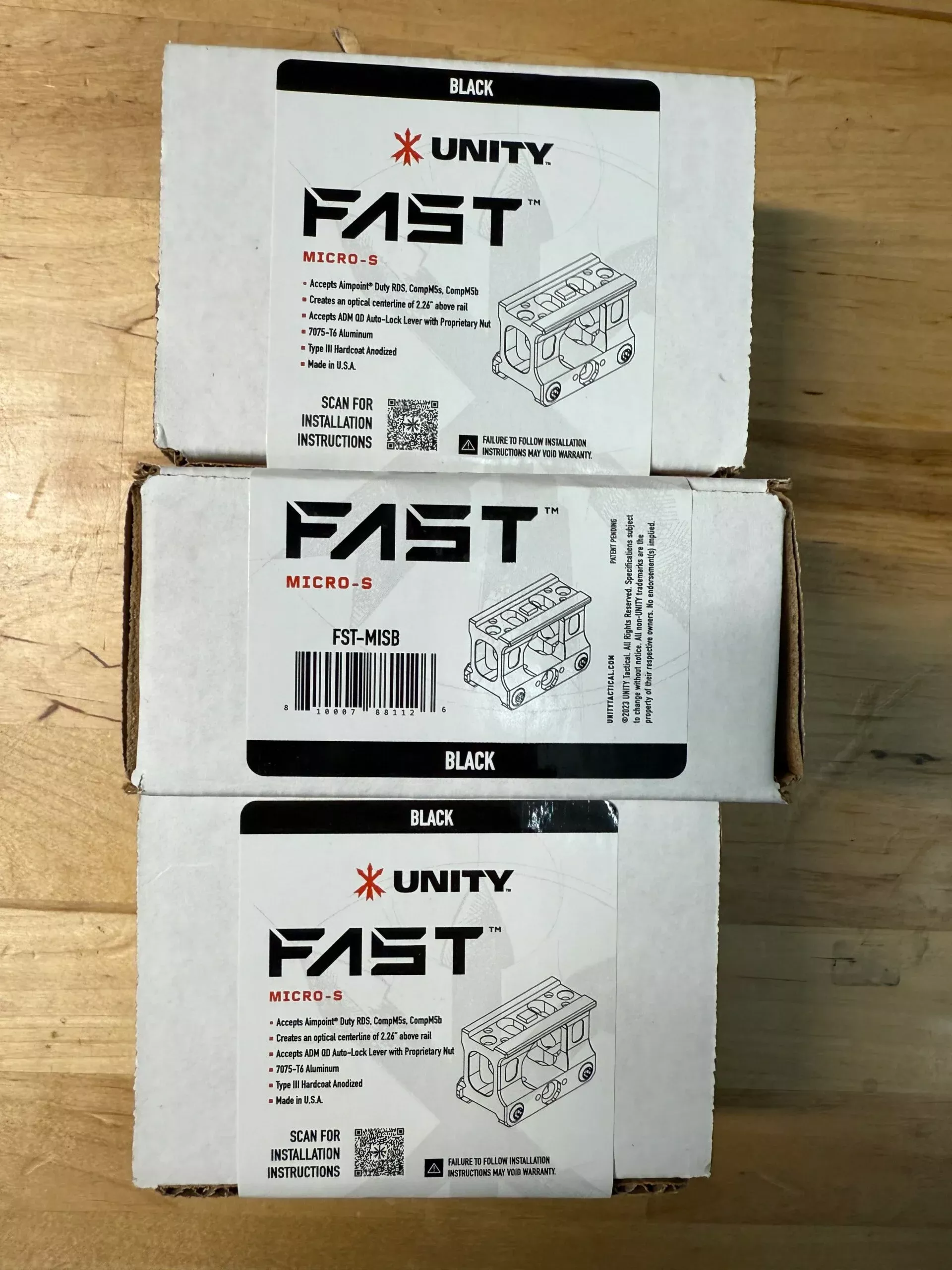 LE Trade-In: Unity FAST Mount Aimpoint Micro-S (COMP M5/Duty RDS)