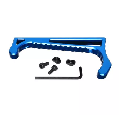 Lightweight Aluminum Hand Stop for M-LOK Slots Blue