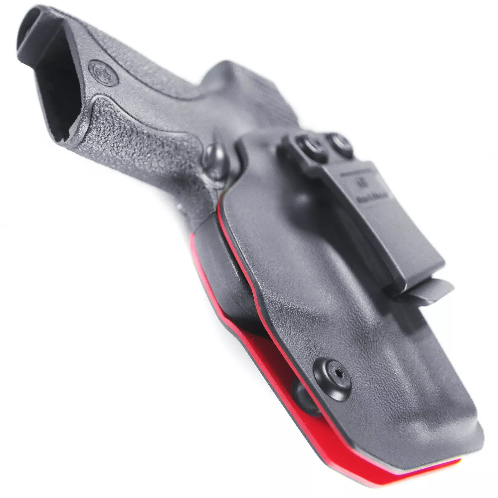 For M&P Shield 9mm .40 Cal IWB Red Kydex Concealed Carry Retention Holster Right