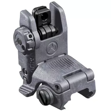 Magpul Industries MBUS Back-Up Rear Sight Gen 2, Fits Picatinny Rails, Flip Up, Gray MAG248-GRY