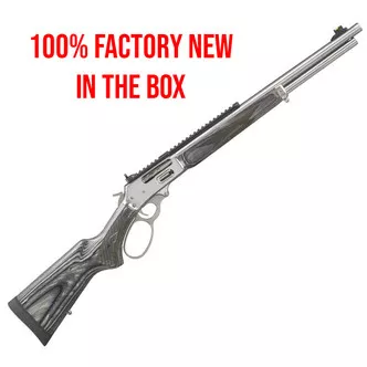 Marlin - 1895SBL, Lever Action Rifle, Stainless/Silver,Laminate Stock, .45-70 Government. 19.1" Barrel.#70478