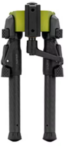 MDT GRND-POD Bipod, Height Adjustable, Four Locking Positions (0, 50, 80, and 180 Degrees), Picatinny Attachment Interface, Aluminum Core, Carbon Fiber Legs, Matte Finish, Black 105560-BLK