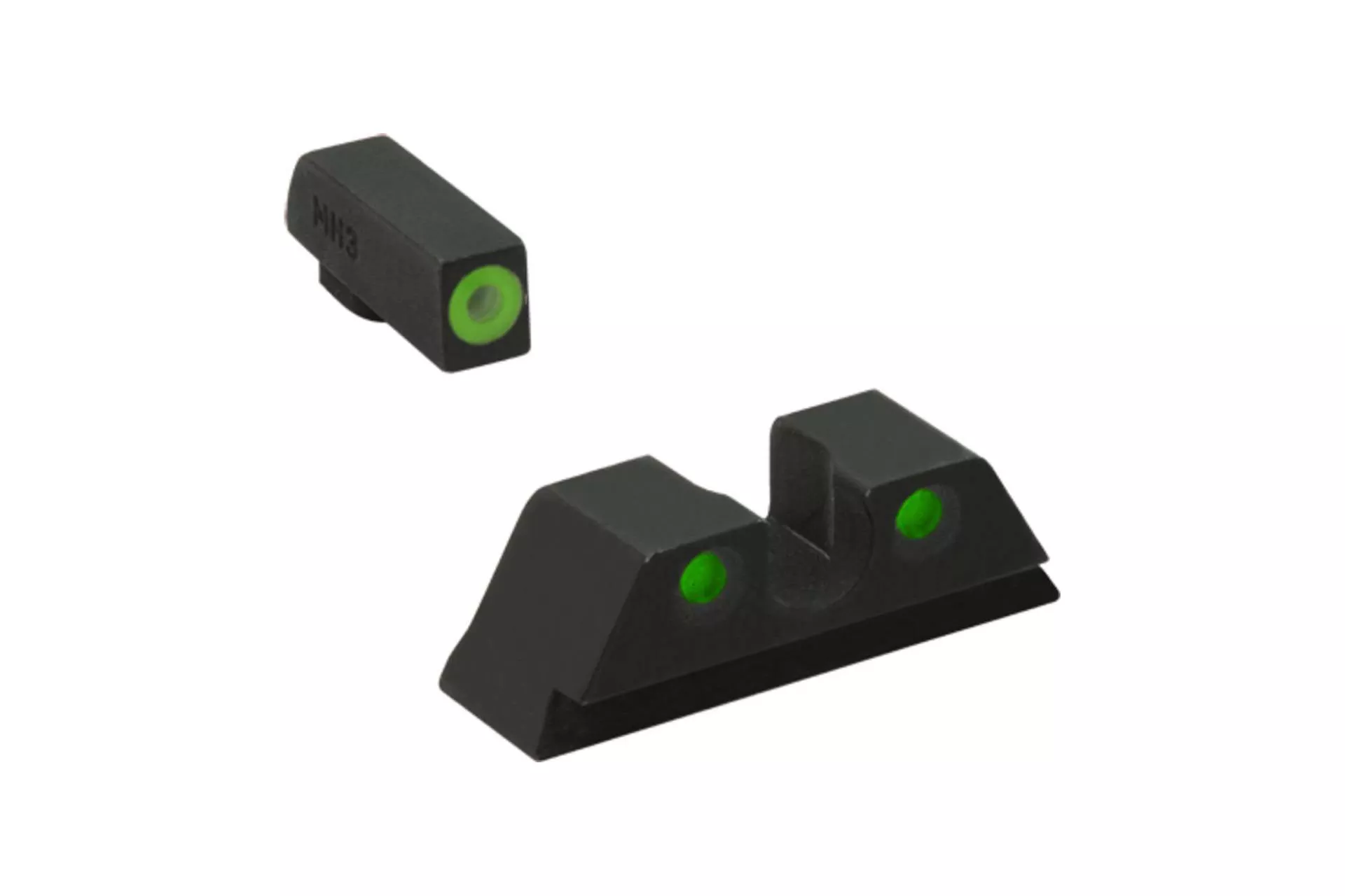 Meprolight Hyper-Bright – Highly Visible Day/Night Self-Illuminated Sights for Glock 42,43,43X,48 – 402203111