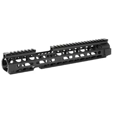 Midwest Industries 20 Series, M-LOK Handguard, 12.625", Anodized Finish, Black, Wrench Included, Fits AR Rifles MI-20XXM