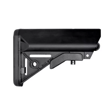 Mil Spec Adjustable Buttstock with Slim Rubber Shoulder Recoil Pad SOPMOD style