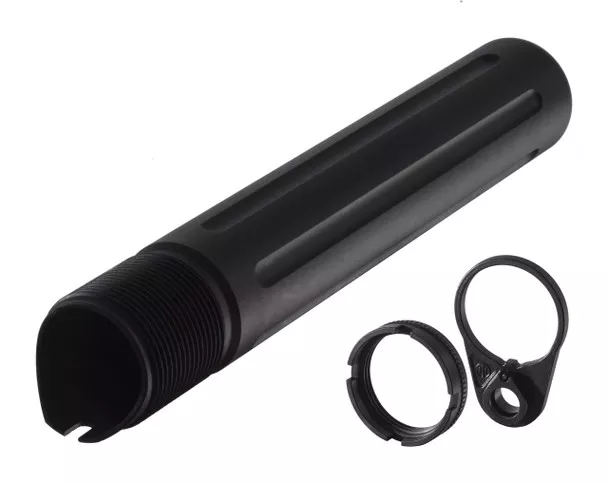 MOD 2 ENHANCED AR15 BUFFER TUBE WITH RATCHET