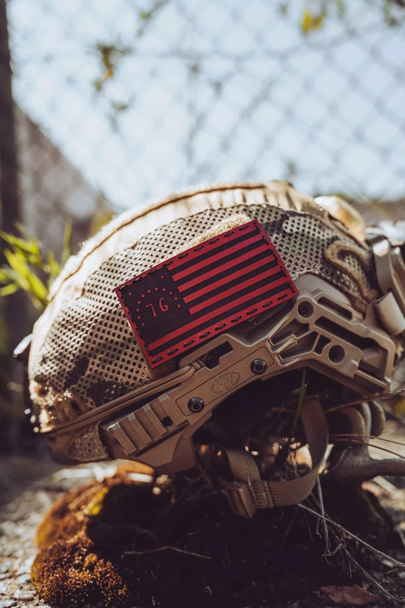 Moral Decay Bennington Flag Leather Patch