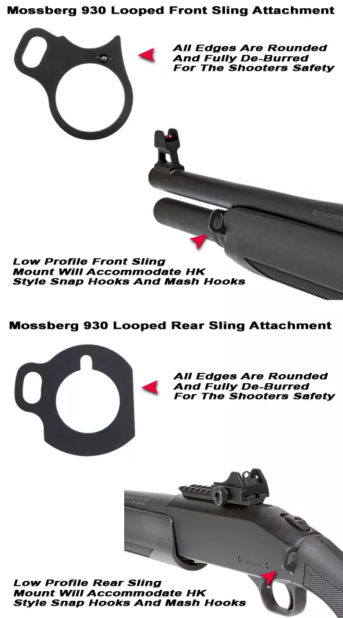 Mossberg 930 Front & Rear Looped Sling Attachments