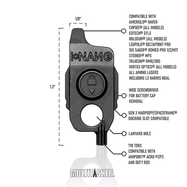 Multitasker NANO 2 Miniature Optic Adjustment Tool
