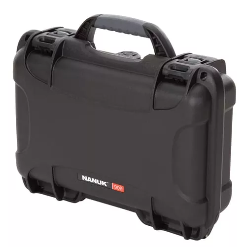 Nanuk 9091001 909Waterproof Black Resin w/ Foam Padding&Airline Approved
