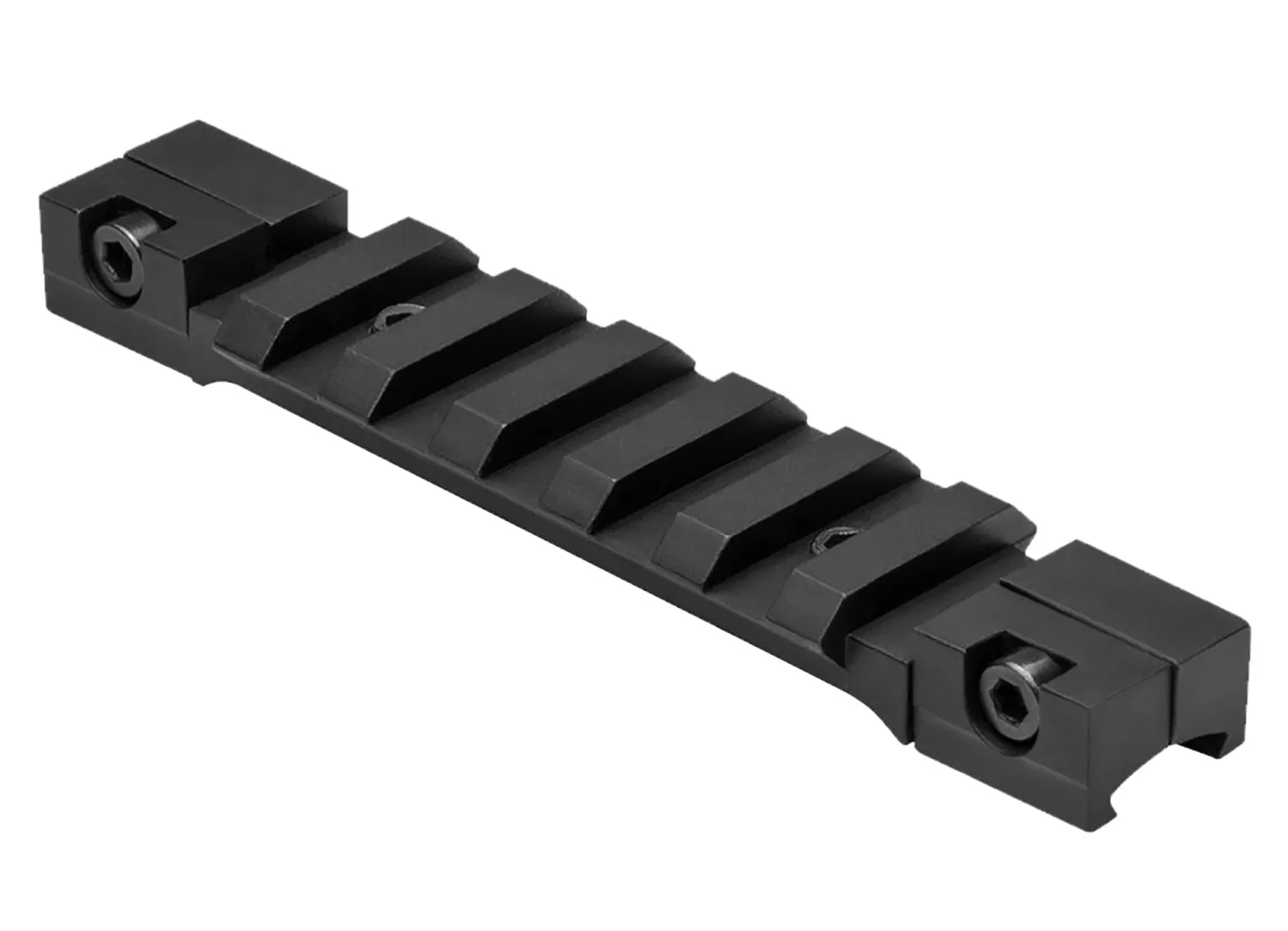 NcStar MAD38PS 3/8 Dovetail to Picatinny AdapterBlack Anodized