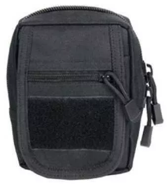 NcSTAR Small Utility Pouch, Nylon, Black, MOLLE Straps for Attachment, Zippered Compartment CVSUP2934B