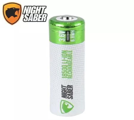 Night Saber 18500 3.6V Rechargeable Li-Ion Battery