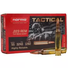 Norma 223 55gr FMJ (900rd case)