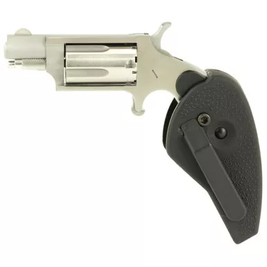 North American Arms North American Arms NAA-22MS-HG Mini Revolver in .22 Magnum - 1.125-inch Barrel, Silver Stainless Steel