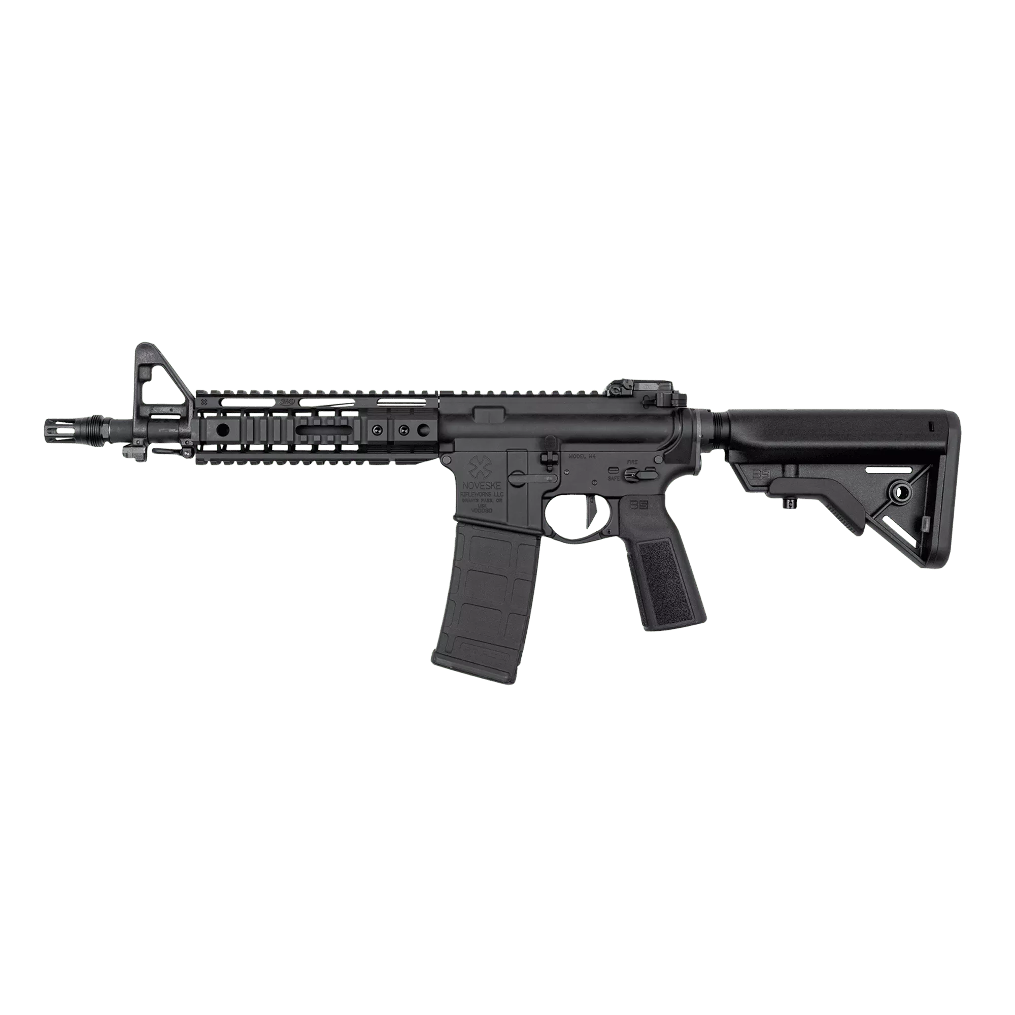 Noveske N4 GEN 1 Light Shorty 10.5″ 5.56 w/SWS 7″ QUAD RAIL SBR