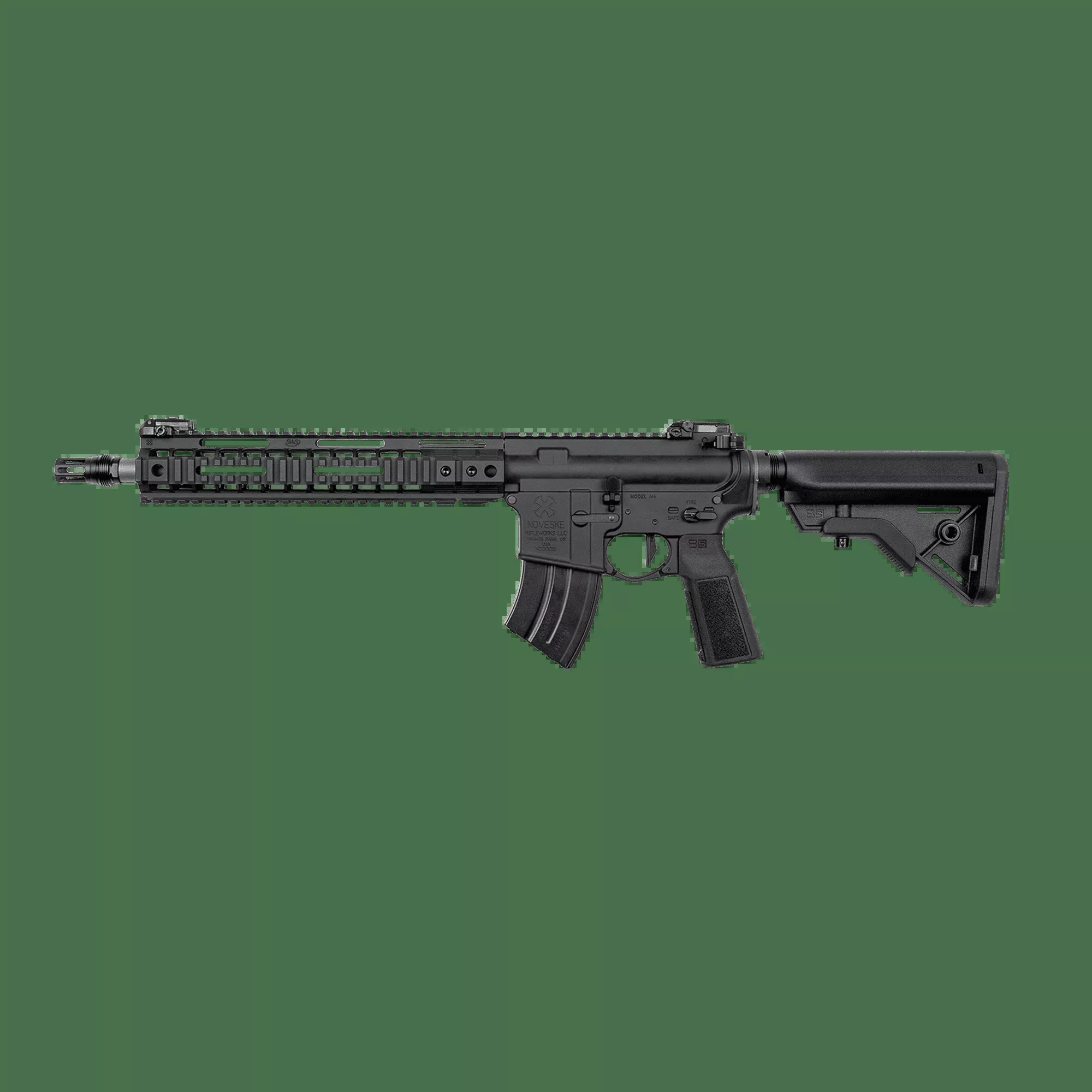 Noveske N4 GEN 1 OG 12.5″ 6mm ARC w/SWS 11″ QUAD RAIL SBR