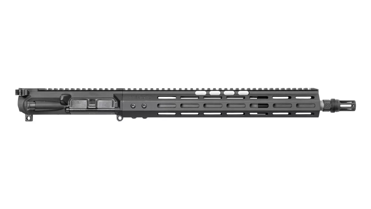 Noveske Upper Complete 4Th Gen N4 5.56 14.5 Afghan SS BLK Cerakote NSR-13.5 (M-LOK) Love Handle C.H. Long Pig Pen Fh 1/2X28 (Pinned) – 3002555