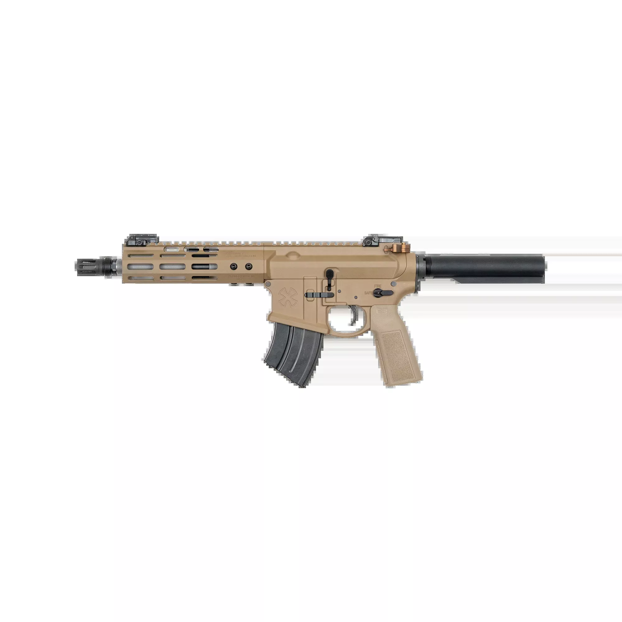 Noveske Wide Ramp Rodeo 8″ 338ARC Braceless Pistol-FDE