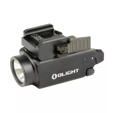 Olight Baldr S, Rechargeable Weapon Mounted Light with Laser, Slide Rail Mount, Fits Picatinny, Green Laser, 800 Lumens, Black BALDRSBK