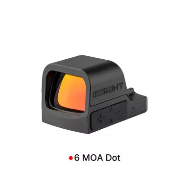 OSight K Red Dot Reflex Sight — RMSc Footprint, 6 MOA, Black