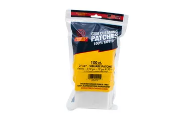 Otis 3" Square Gun Cleaning Patches - 100 Pack