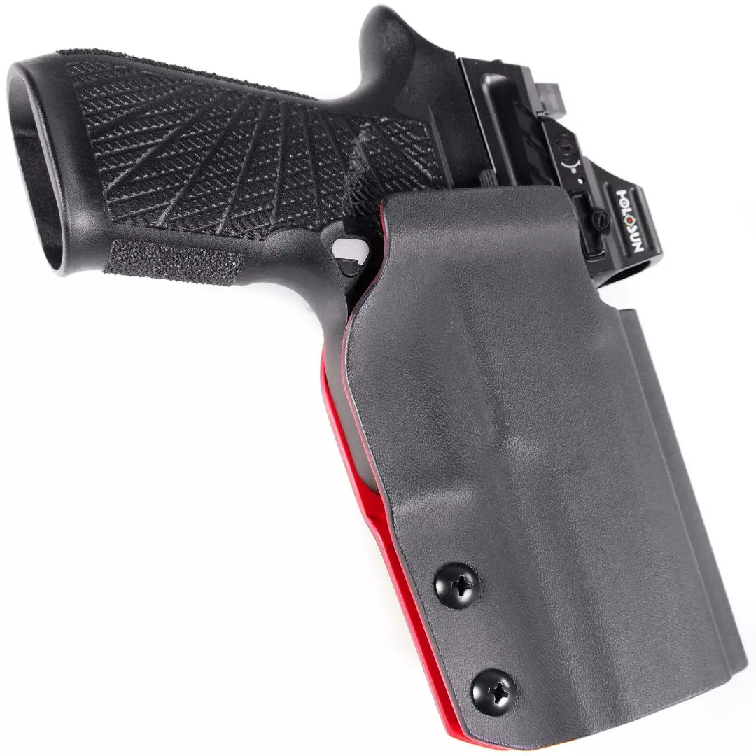 OWB Fits P320 M17 / Carry X / Compact OWB Red Kydex Open Carry Holster Right