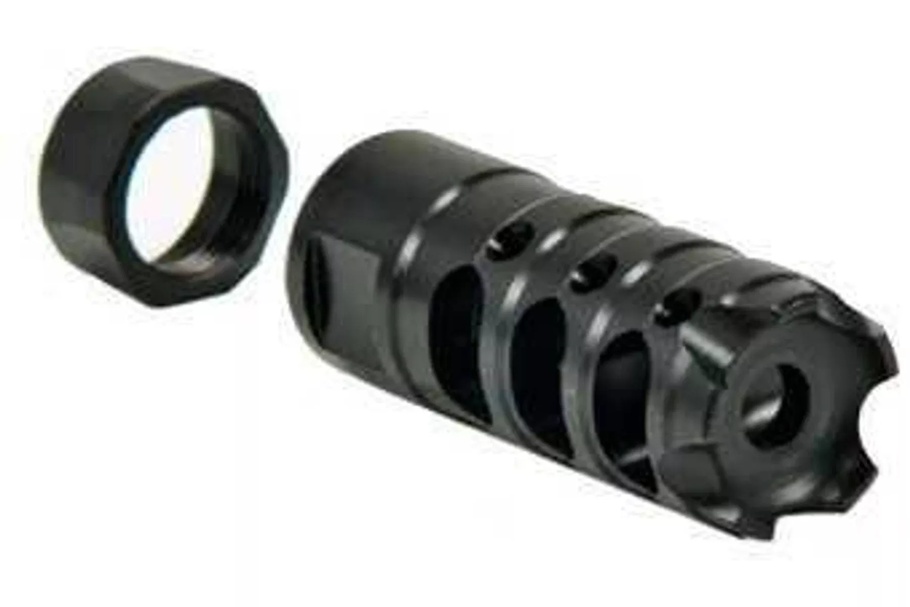 Patriot Ordnance Factory 223 Triple Port Muzzle Brake 1/2 x 28 RH Black Finish 308