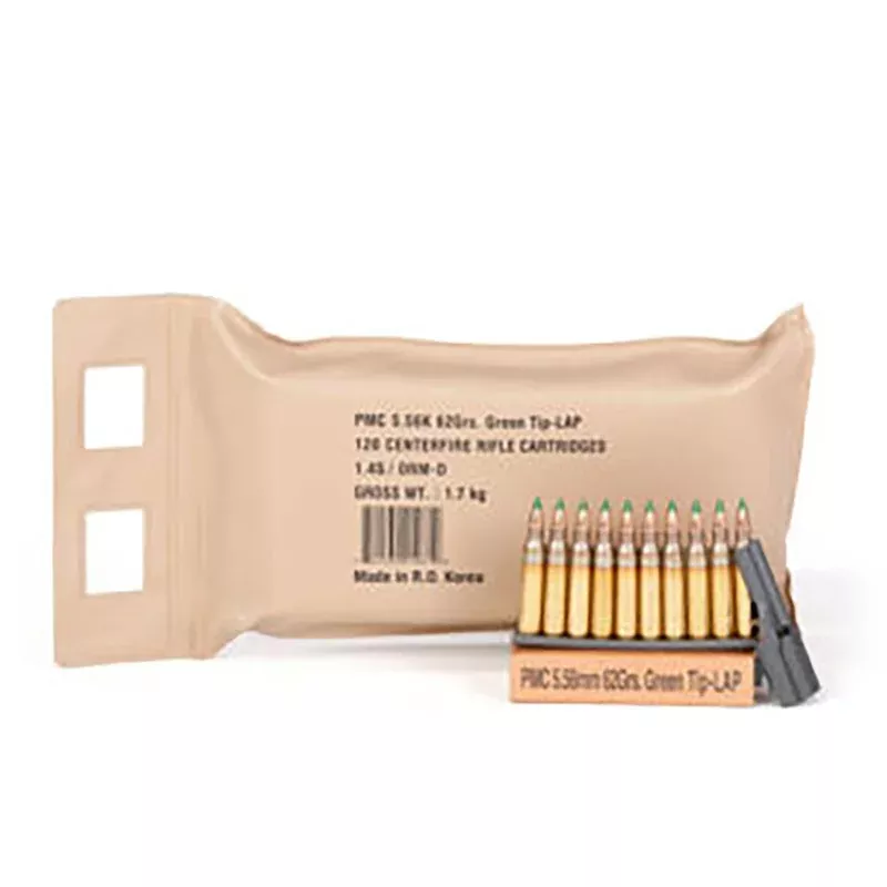 PMC AMMUNITION, INC. – Battle Pack X-TAC 5.56×45 NATO 62gr LAP Green Tip 120/Pack Quantity Discount PriceAdd To Favorite