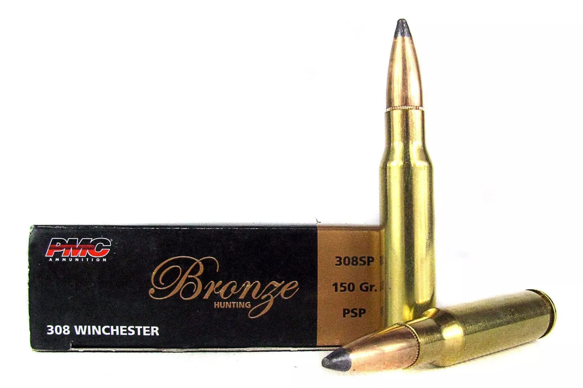 PMC Bronze 308 Winchester 150 Grain Soft Point Rifle Ammo – 20 Rounds – PMC38SP
