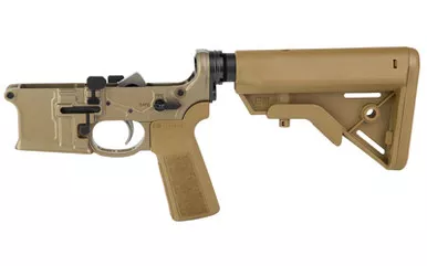 Primary Weapons Systems Primary Weapons Systems PWS MK1 2-M Complete Lower Receiver in Kodiak Brown