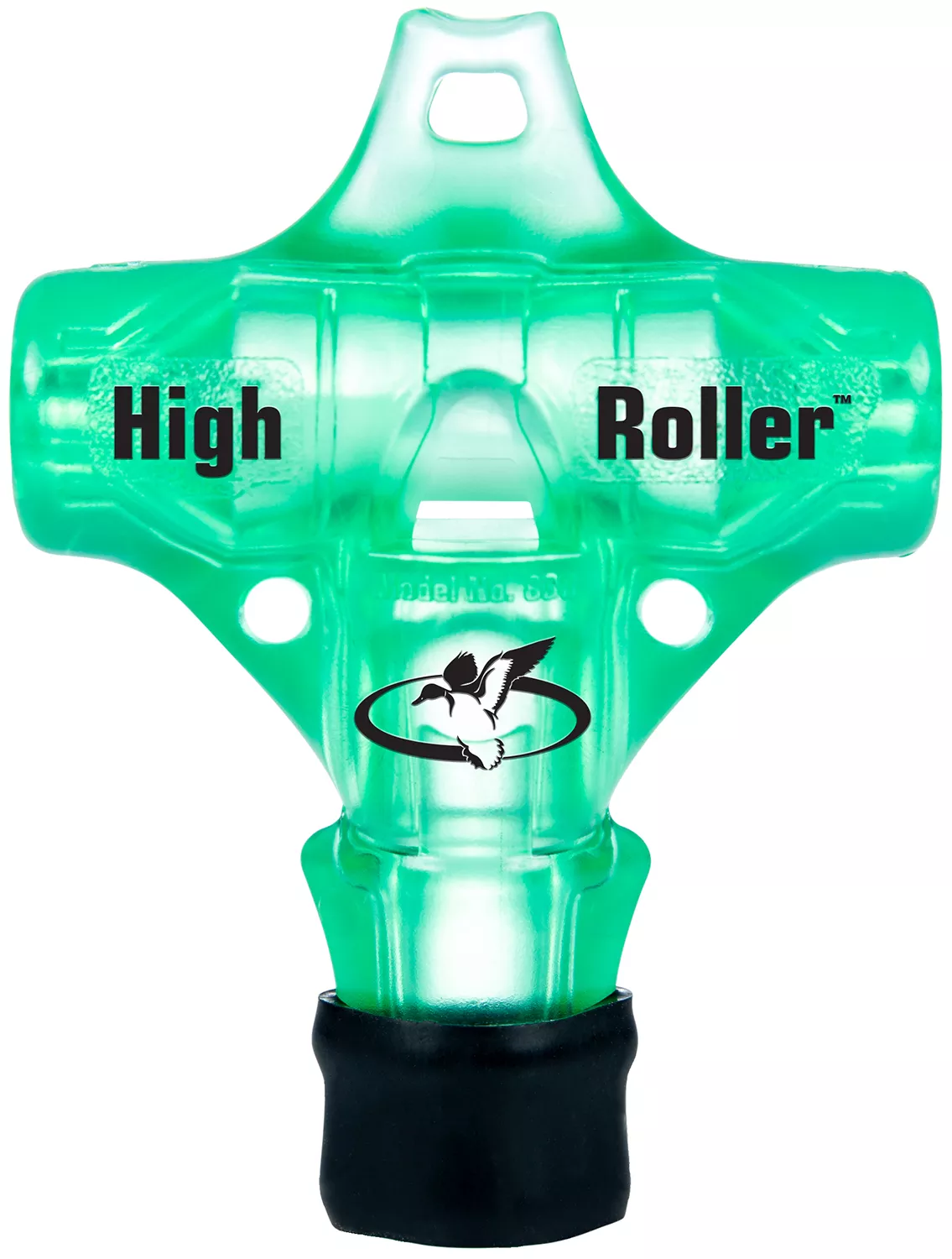 Primos 838 High RollerWhistle Call Mallard Drake/Pintail/Teal/Widgeon Sounds Attracts Ducks Green Polycarbonate
