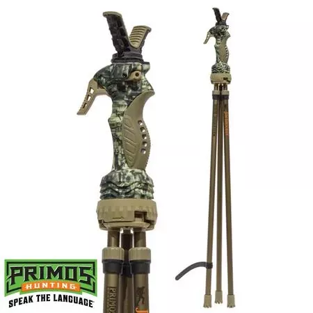 Primos Trigger Shooting Stick: Gen 3, Tripod – 24″ to 62″