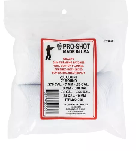 PRO-SHOT PATCH 270-38 CAL 2″ 250PK