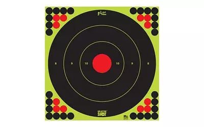 Pro-shot Target 17" Grn Bullseye 5pk