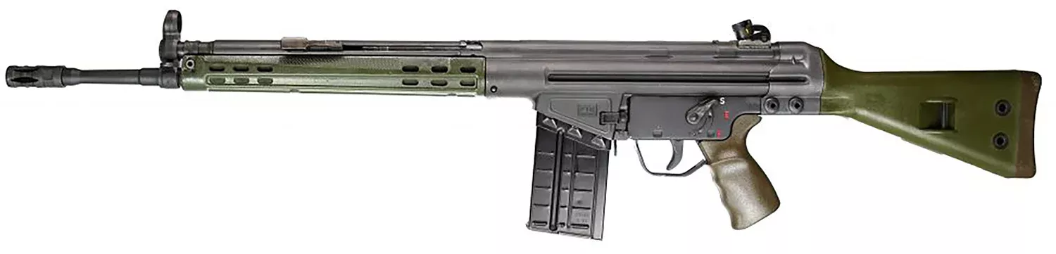 PTR 100 GI*Reconditioned 308 Win,7.62x51mm Nato 18" 20+1, Black Parkerized Reciever, Green Synthetic Furniture (Stock May Be Blemished)